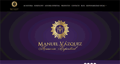 Desktop Screenshot of manuelvazquezonline.com