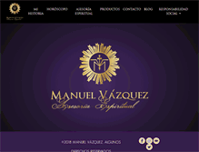 Tablet Screenshot of manuelvazquezonline.com